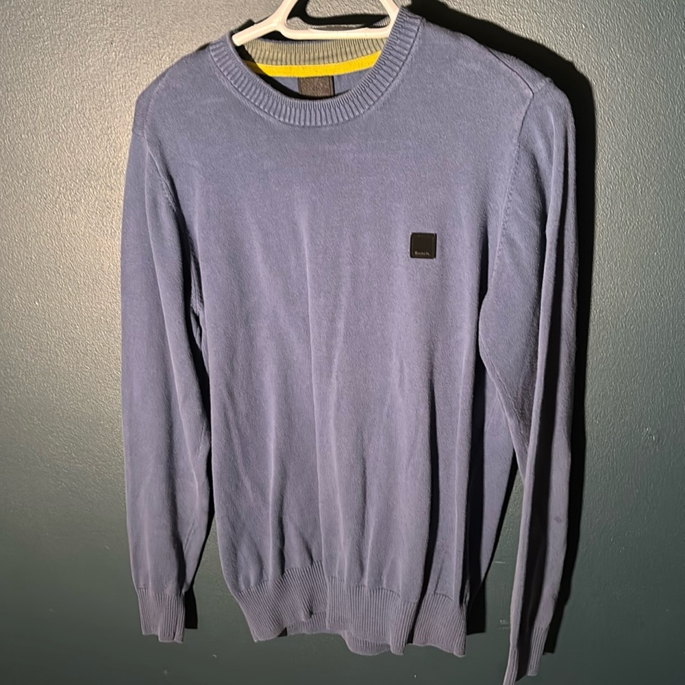 Bench Men’s Crewneck Long Sleeve Cotton Knit Sweater Size Large